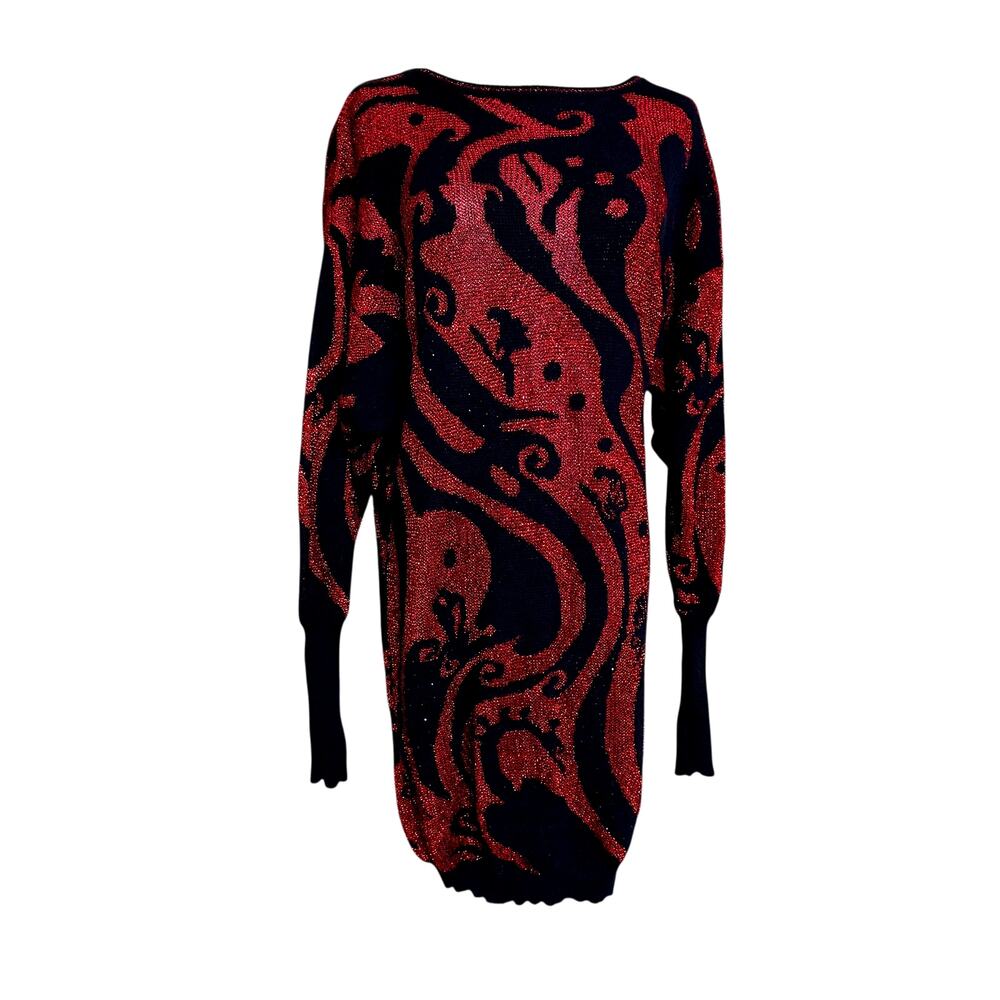 MONDI Vintage Wool Blend Sweater Dress Sz M Made in Germany Breathable Material - Picture 14 of 14